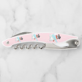 クリスマスウェイターのコルクスクリューギフト雪だるまロック ソムリエナイフ (裏面)