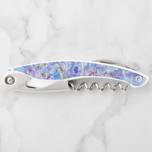 クリスマスウェイターのコルク栓抜き（クリスマスツリー付き） ソムリエナイフ (正面)