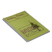 クリスマスウェイティングフォーサンタツリーホリデイプランナー ノートブック (右側)