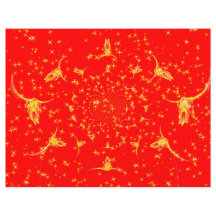 クリスマスウェスタングリッターレッド金ゴールドガーリーカウズスカル