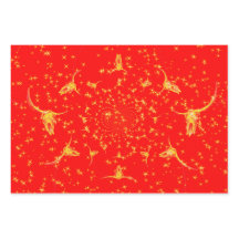 クリスマスウェスタングリッターレッド金ゴールドガーリーカウズスカル