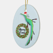 クリスマスウェディシードラゴン セラミックオーナメント (左)