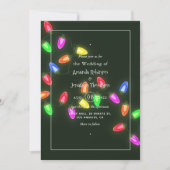 クリスマスウェディングの招待状 招待状 (正面)