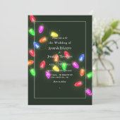 クリスマスウェディングの招待状 招待状 (スタンド正面)