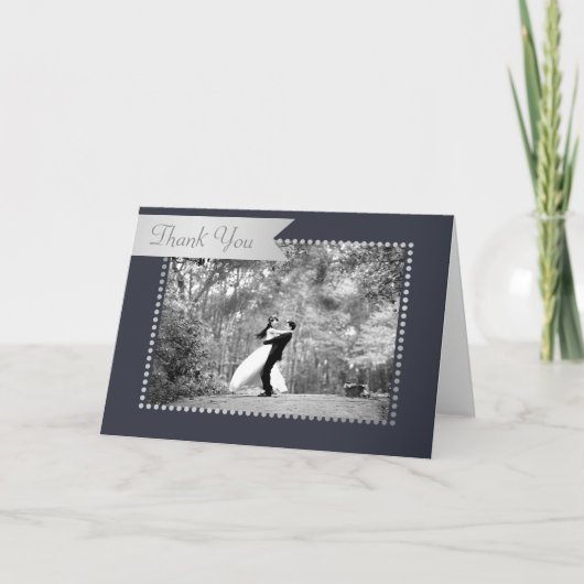 クリスマスウェディングチョークボード感謝 サンキューカード (正面)