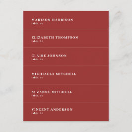 クリスマスウェディングプレイスネームカードDIY 招待状