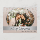 クリスマスウェディング セーブ・ザ・デート ご案内 シーズンポストカード (正面)