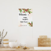 クリスマスウェルカムブライダルシャワーポスター ポスター (キッチン)