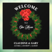 クリスマスウェルカムホームウィンドウリング ウィンドウサイン (シート3)