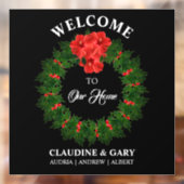 クリスマスウェルカムホームウィンドウリング ウィンドウサイン (シート2)