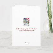 クリスマスウェルカムホームソルジャーカード シーズンカード (裏面)