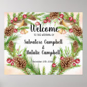 クリスマスウェルカム結婚のポスター ポスター (正面)