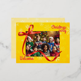 クリスマスウェルカム 箔シーズンポストカード