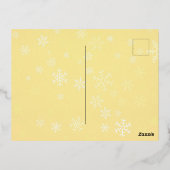 クリスマスウェルカム 箔シーズンポストカード (裏面)