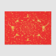 クリスマスウエスタングリッターレッド金ゴールドコガーリーウスカル