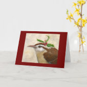 クリスマスウォレンのカード カード (黄色い花)