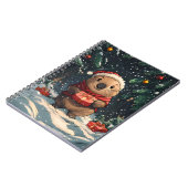 クリスマスウォンバット ノートブック (左側)