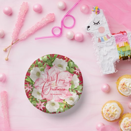 クリスマスウォーターのカラーフローラ ペーパーボウル (パーティー)