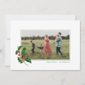 クリスマスウォーターの色のフローラあなたの写真を追加 (正面)