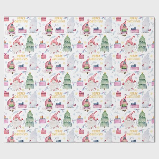 クリスマスウォーターの色の格言 ラッピングペーパー (フラット)