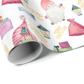 クリスマスウォーターの色の格言 ラッピングペーパー (ロールコーナー)