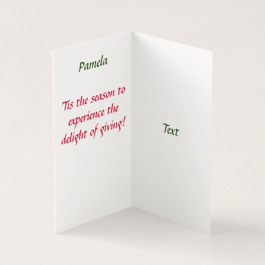 クリスマスウォーターカラーアートで天使と一緒 (内部)