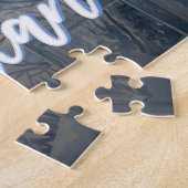 クリスマスウォーターカラーウィンターワンダーランド装飾 ジグソーパズル (側面)