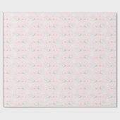 クリスマスウォーターカラーエンジェルノールラッピング紙 ラッピングペーパー (フラット)