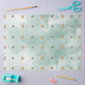 クリスマスウォーターカラーゴールドIデザイン16 薄葉紙 (クラフト)