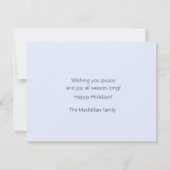 クリスマスウォーターカラースノーフレーク (裏面)