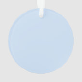 クリスマスウォーターカラーブルーグリーンレッド（鳥）ショウジョウコウカンチョウバード オーナメント (裏面)