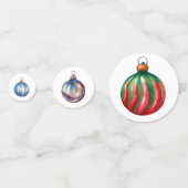 クリスマスウォーターカラーボーブルテーブルスキャッタ コンフェッティ (裏面)