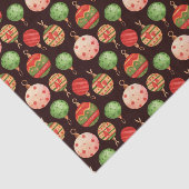 クリスマスウォーターカラーボーブルホリデーデコレーション 薄葉紙 (詳細)