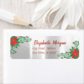 クリスマスウォーターカラーポインセチア、シルバー ラベル (インサイチュ)