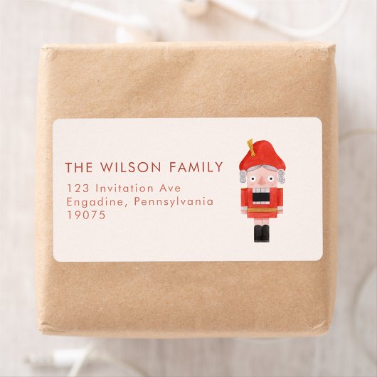 クリスマスウォーターカラーメリークリスマスアドレス ラベル