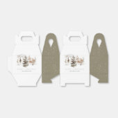 クリスマスウォーターカラー冬の風景愛用ボックス フェイバーボックス (折り畳みなし)