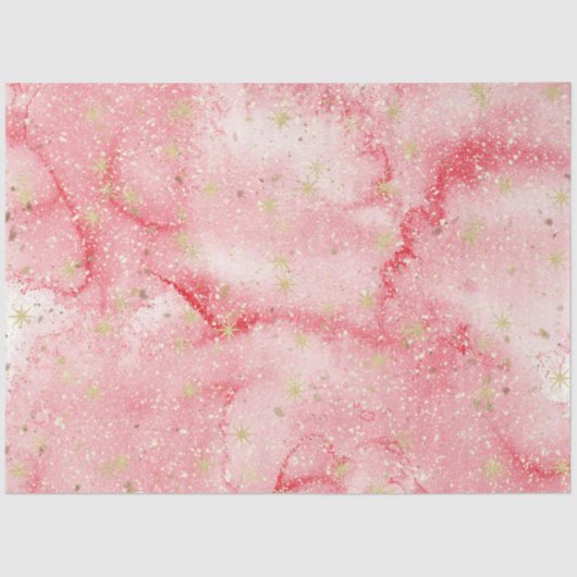 クリスマスウォーターカラー紙IIデザイン3 薄葉紙 (正面)