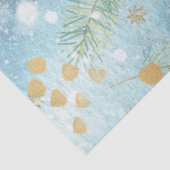 クリスマスウォーターカラー紙IIデザイン7 薄葉紙 (詳細)