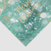 クリスマスウォーターカラー紙IIデザイン8 薄葉紙 (詳細)