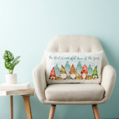 クリスマスウォーター色格言グループ ランバークッション (椅子)