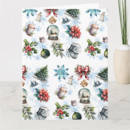 クリスマスウォーター色 カード