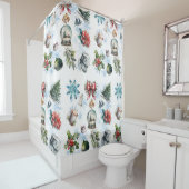 クリスマスウォーター色 シャワーカーテン (インサイチュ)