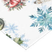 クリスマスウォーター色 ショートテーブルランナー (コーナー)