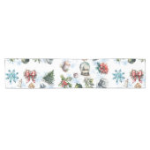 クリスマスウォーター色 ショートテーブルランナー (横)