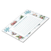 クリスマスウォーター色 ノートパッド (アングル)