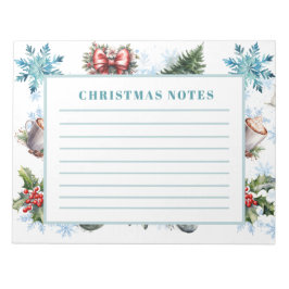 クリスマスウォーター色 ノートパッド