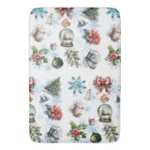 クリスマスウォーター色 バスマット (正面縦)