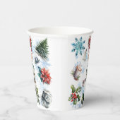 クリスマスウォーター色 紙コップ (右)