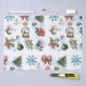クリスマスウォーター色 薄葉紙 (クラフト)