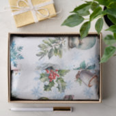 クリスマスウォーター色 薄葉紙 (ギフト)